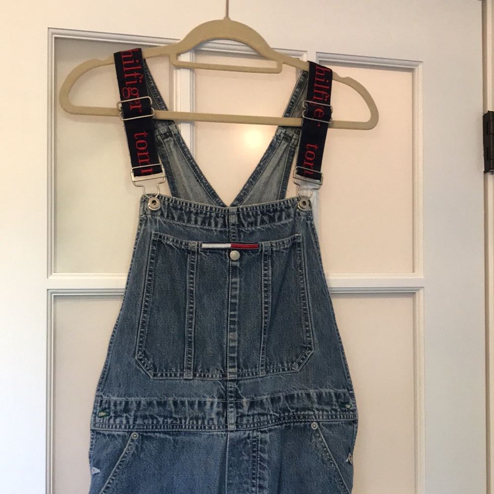 Tommy Hilfiger blue Denim Overalls Medium Baggy